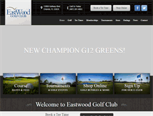 Tablet Screenshot of golfateastwood.com